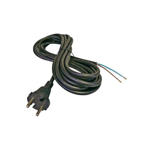 Flexo šňůra gumová 2x1,5mm2 3m černá GETI