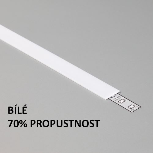Plexi J bílé pro FKU13,14,18, 1m