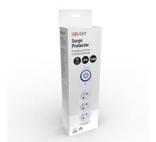 Solight přepěťová ochrana, 3 zásuvky, 1,5m, bílá (2)