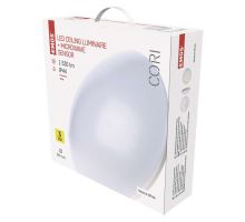 LED prísahe. svietidlo Cori s MW senzorom, Kr. 18W neut. biela