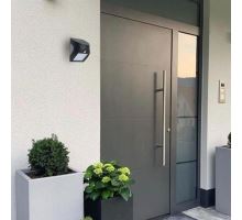 LED čierne nástenné solárne svietidlo 3W / 3000K / 4000K - LS025 (4)