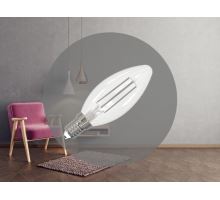 LED Filament BÍLÝ 4,5W - C35 / E14 / 4000K - ZWF206