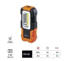 LED svietidlo plastová, 3W COB LED, na 3x AAA (3)