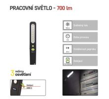 SMD LED + LED nabíjecí svítilna P4538, 700 lm, 1200 mAh (1)