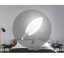 LED žárovka / filament 6W - C35 / E14 / 4000K - ZLF713D (5)