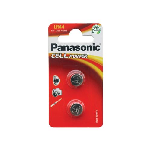 Baterie LR44 (A76) PANASONIC Cell Power alkalická 2ks / blistr