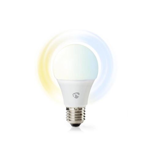 Smart LED žárovka E27 9W bílá NEDIS WIFILW13WTE27 WiFi Tuya