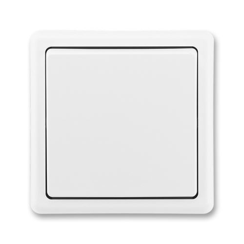 Přepínač křížový, řazení 7, jasně bílá, ABB Classic 3553-07289 B1