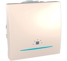 Color spínač 1/0 2-modulový se symbolem světla a průzore,Marfil Color spínač 1/0 2-modulový se symbolem světla a průzore,Marfil