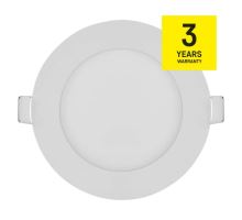 LED vestavné svítidlo NEXXO, kruhové, bílé, 7W, neutrální bílá (17)