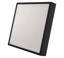 LED prisadené svietidlo NEXXO, štvorcové, čierne, 28,5W, so zmenou CCT