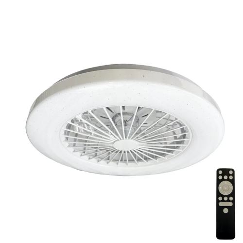 LED svietidlo + stropný ventilátor STAR + diaľkový ovládač 48W - LCL6340