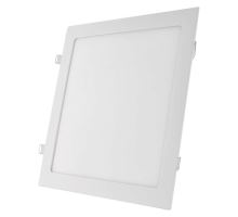 LED vstavané svietidlo NEXXO, štvorcové, biele, 25W, teplá biela (1)