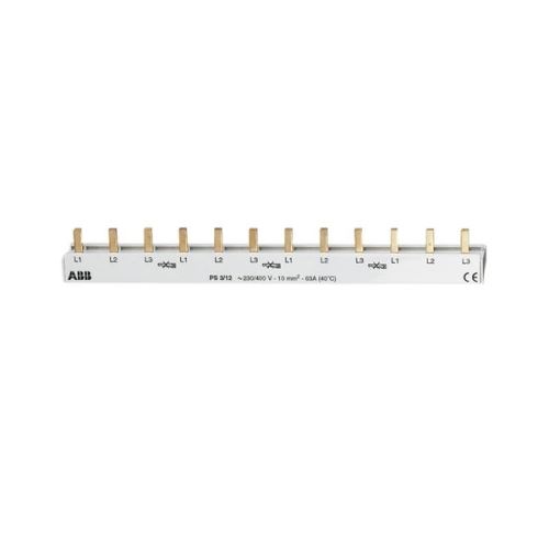 PS3/12 Propojovací lišta, 3F, 12 modulů, průřez 10 mm2 (max. 63 A) ABB 2CDL230001R1012