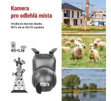 GoSmart Venkovní otočná kamera IP-6000 OWL s 4G/LTE, šedá (4)