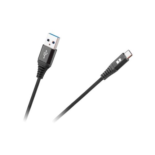 Kabel REBEL RB-6001-100-B USB/USB-C 1m Black