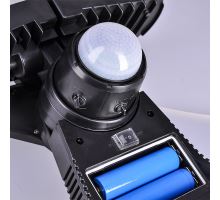 Solight LED solárne osvetlenie so senzorom, 8W, 600lm, Li-on, čierna (5)