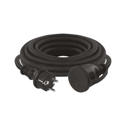 Neoprenový prodlužovací kabel spojka 5m 3x 1,5mm, černá
