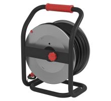 Guma-neoprén predĺž. kábel, bubon kovový - 4z, 40m, 2,5mm2 (12)