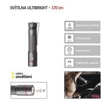 CREE LED kovová svítilna Ultibright 60, P3160, 170lm, 1xAA (1)