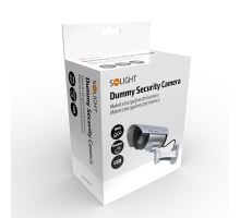 Solight maketa bezpečnostní kamery, na stěnu, LED dioda, 2 x AA (10)