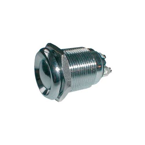 Přepínač tlačítko kul. OFF-(ON) kov-typ3 (12V)
