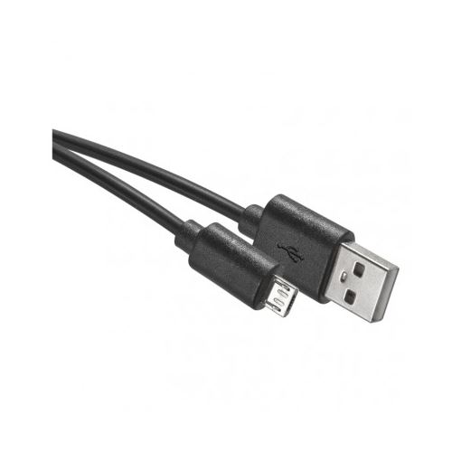 USB kabel 2.0 A/M - micro B/M 0,2m černý, Quick Charge