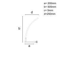 LED dizajnová stolná lampa 11W - JT1309/B (5)