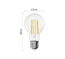 LED žárovka Filament A60 / E27 / 10,5 W (100 W) / 1521 lm / teplá bílá (1)