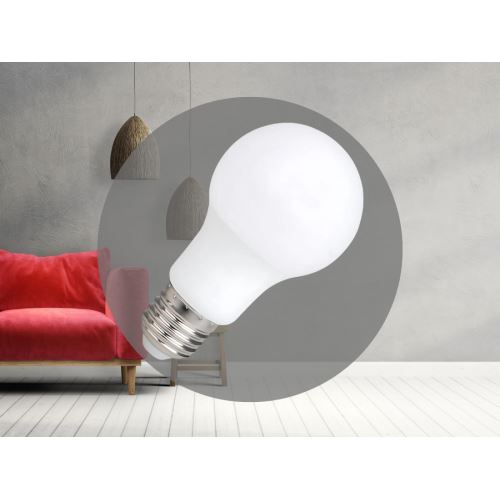 LED žárovka 9W - A60 / E27 / SMD / 6500K - ZLS562