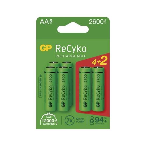 Nabíjacie batérie GP ReCyko 2700 AA (HR6)