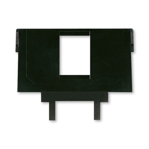 Nosná maska pre 1 komunikačné zásuvku keystone, čierna, ABB 5014A-B1017
