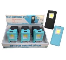 KONNOC S-103 plochá svietidlo 3W COB magnet KONNOC S-103 plochá svietidlo 3W COB magnet
