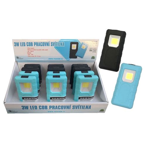 KONNOC S-103 plochá svietidlo 3W COB magnet