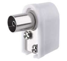 Konektor IEC zásuvka zacvakávací úhlový