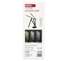 LED stolní lampa CHASE, černá (13)