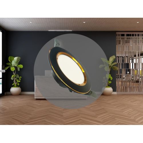 LED svítidlo 7,5W 4000K / SMD / BK-G - LDL321BG