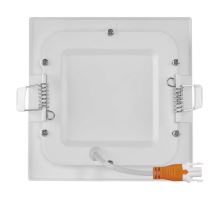 LED vestavné svítidlo NEXXO, čtvercové, bílé, 7W, teplá bílá (6)