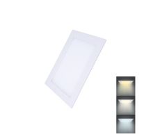 Solight LED mini panel CCT, podhľadový, 6W, 450L, 3000K, 4000K, 6000K, štvorcový Solight LED mini panel CCT, podhľadový, 6W, 450L, 3000K, 4000K, 6000K, štvorcový