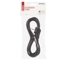 flexo šňůra 3x1 3m PVC, černá (3)
