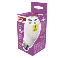 LED žiarovka Classic A60 / E27 / 9,5 W (75 W) / 1055 lm / Neutrálna biela