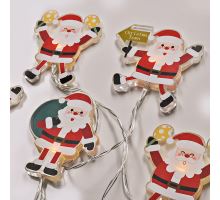 Solight LED okenná reťaz - Santa, 6x LED, prísavná, 120cm, 2x AA (3)