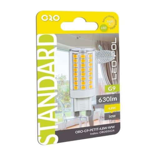 LED žárovka ORO-G9-PETIT-4,8W-DW ORO05025