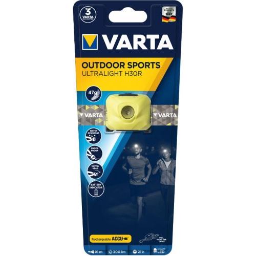 Svítilna nab. VARTA čel. limetka LED3W 300ml LiPol.Sport