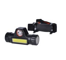 Solight LED čelová nabíjecí svítilna, 3W + COB,150 + 60lm, Li-ion, USB (1)