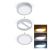 Solight LED mini panel koupelnový 2v1, 3CCT, podhledový/přisazený, 24W, 2040lm, IP54, stříbrná, kulatý Solight LED mini panel koupelnový 2v1, 3CCT, podhledový/přisazený, 24W, 2040lm, IP54, stříbrná, kulatý