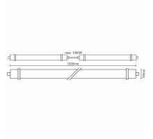 LED prachotěsné svítidlo 40W / IP65 / 1200 / 4000K - LNL323/2 (3)