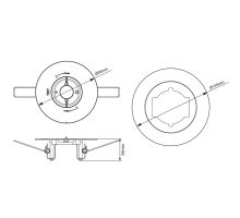 LED nouzové svítidlo 2W / 3h / IP20 - LEL502 (2)
