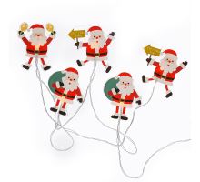 Solight LED okenná reťaz - Santa, 6x LED, prísavná, 120cm, 2x AA Solight LED okenná reťaz - Santa, 6x LED, prísavná, 120cm, 2x AA