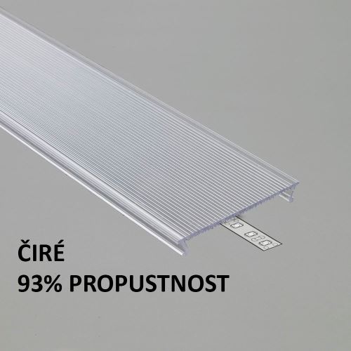 Plexi C10 čiré "úzké" pro AL profily FKU70, 1m